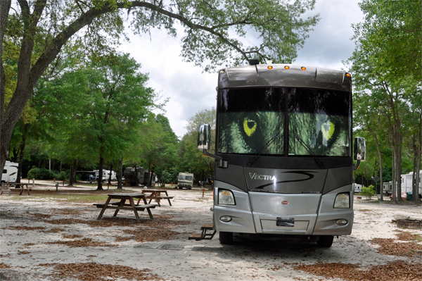 The new yard for the two RV Gypsies